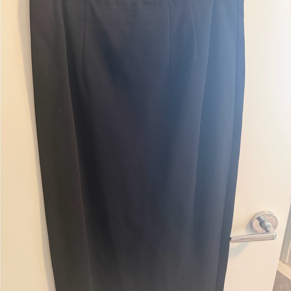 Eileen Fisher Classic Black Pencil Skirt